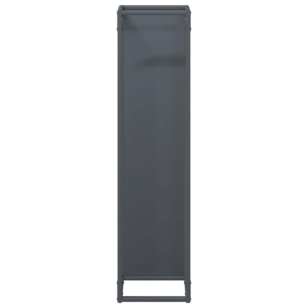 Polttopuut antrasiitti 25x25x100 cm Kylmävalssattu teräs