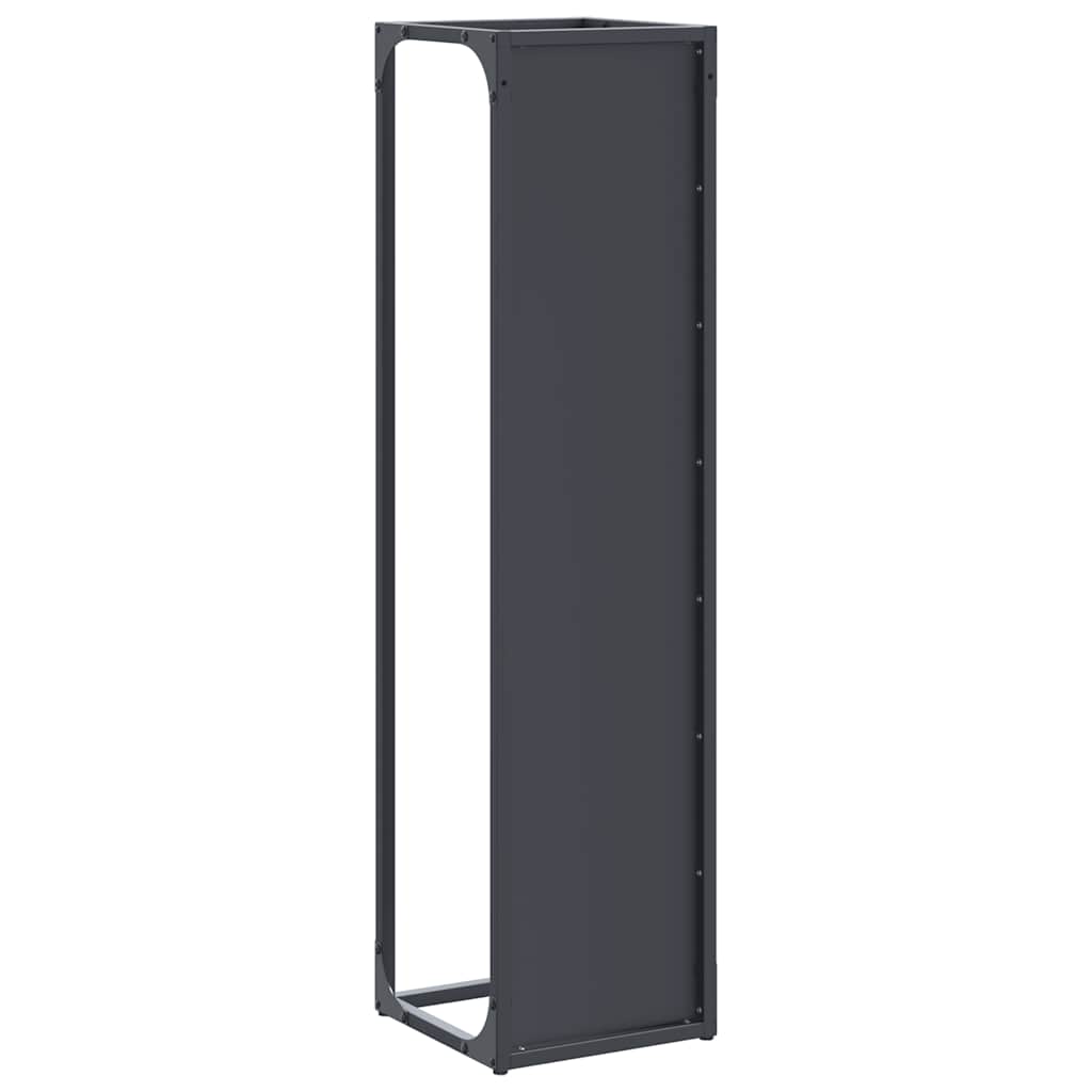 Polttopuut antrasiitti 25x25x100 cm Kylmävalssattu teräs