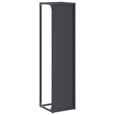 Polttopuut antrasiitti 25x25x100 cm Kylmävalssattu teräs