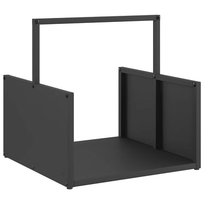 Polttopuuteline musta 40x40x40 cm kylmävalssattu teräs