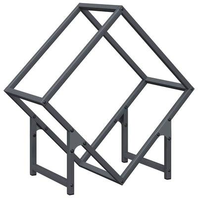 Polttopuut antrasiitti 50x25x50 cm Kylmävalssattu teräs