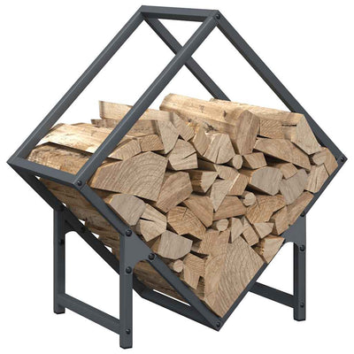 Polttopuut antrasiitti 50x25x50 cm Kylmävalssattu teräs