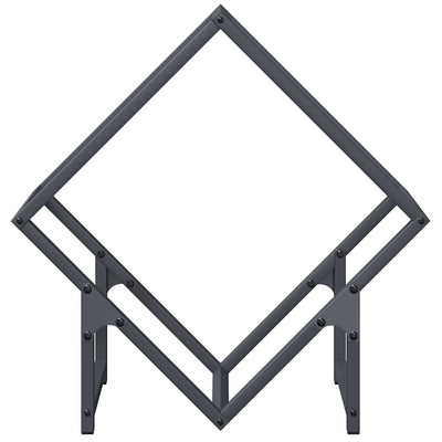 Polttopuut antrasiitti 50x25x50 cm Kylmävalssattu teräs