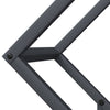 Polttopuut antrasiitti 50x25x50 cm Kylmävalssattu teräs