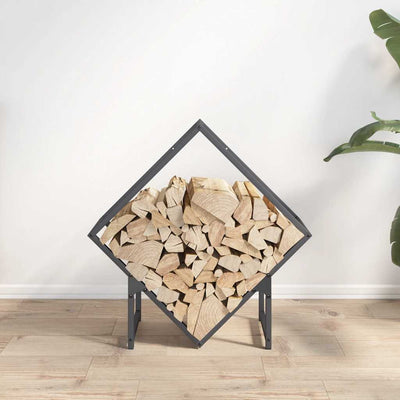 Polttopuut Antrasiitti 60x25x60 cm Kylmävalssattu teräs