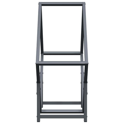 Polttopuut Antrasiitti 60x25x60 cm Kylmävalssattu teräs