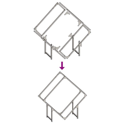 Polttopuuteline musta 80x25x80 cm kylmävalssattua terästä
