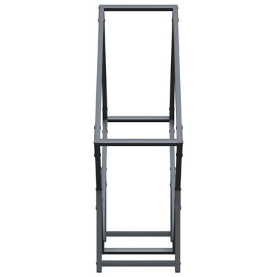 Polttopuut antrasiitti 80x25x80 cm Kylmävalssattu teräs
