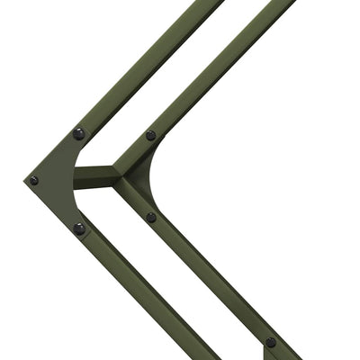 Polttopuuteline 80x25x80 cm kylmävalssattua terästä