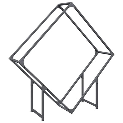 Polttopuut Antrasiitti 100x25x100 cm Kylmävalssattu teräs