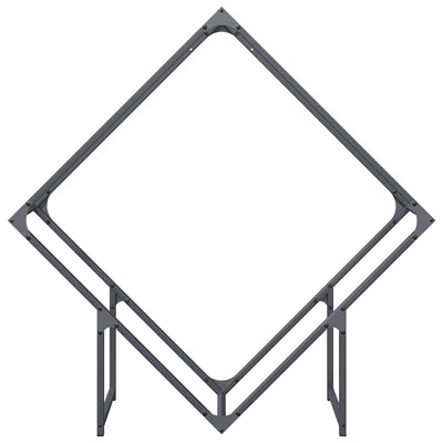 Polttopuut Antrasiitti 100x25x100 cm Kylmävalssattu teräs
