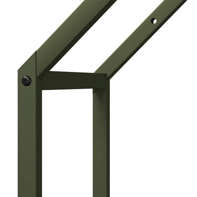 Polttopuuteline 40x25x60 cm kylmävalssattua terästä