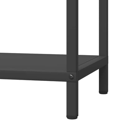 Polttopuuteline musta 40x25x90 cm kylmävalssattua terästä