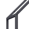 Polttopuut Antrasiitti 40x25x120 cm Kylmävalssattu teräs