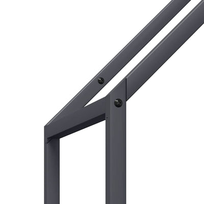 Polttopuut Antrasiitti 40x25x120 cm Kylmävalssattu teräs