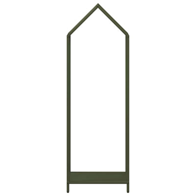 Polttopuut oliivinvihreä 40x25x120 cm Kylmävalssattu teräs