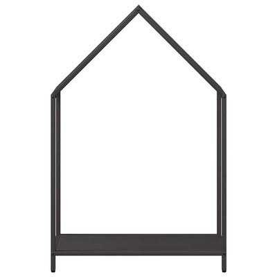 Polttopuuteline musta 60x25x90 cm kylmävalssattua terästä