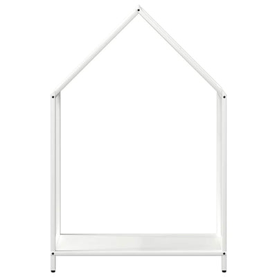 Polttopuuteline valkoinen 60x25x90 cm kylmävalssattua terästä