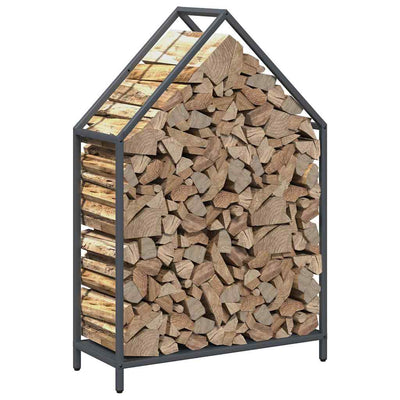 Polttopuut antrasiitti 60x25x90 cm Kylmävalssattu teräs
