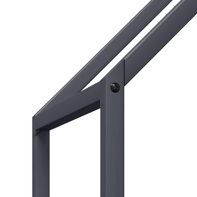 Polttopuut antrasiitti 60x25x90 cm Kylmävalssattu teräs