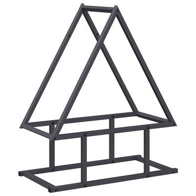 Polttopuut antrasiitti 50x25x60 cm Kylmävalssattu teräs