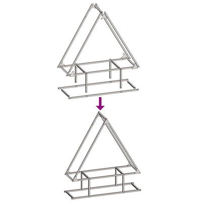 Polttopuut antrasiitti 80x25x90 cm Kylmävalssattu teräs