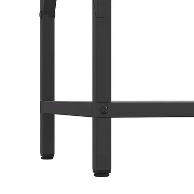 Polttopuuteline Musta 34x25x70 cm Kylmävalssattua terästä
