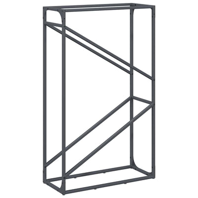 Polttopuut antrasiitti 60x25x100 cm Kylmävalssattu teräs