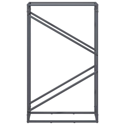 Polttopuut antrasiitti 60x25x100 cm Kylmävalssattu teräs