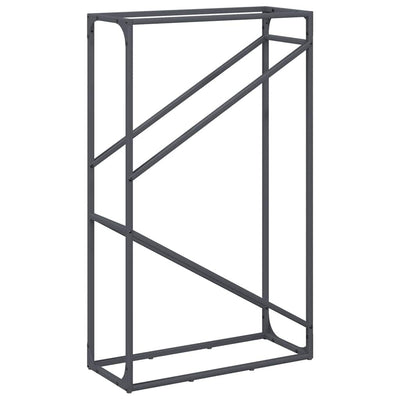 Polttopuut antrasiitti 60x25x100 cm Kylmävalssattu teräs