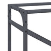 Polttopuut antrasiitti 60x25x100 cm Kylmävalssattu teräs