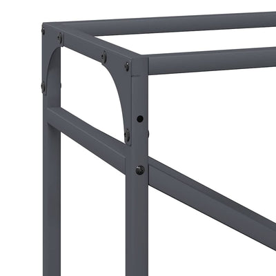Polttopuut antrasiitti 60x25x100 cm Kylmävalssattu teräs