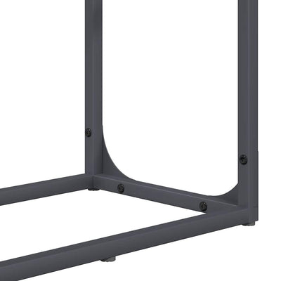 Polttopuut antrasiitti 60x25x100 cm Kylmävalssattu teräs