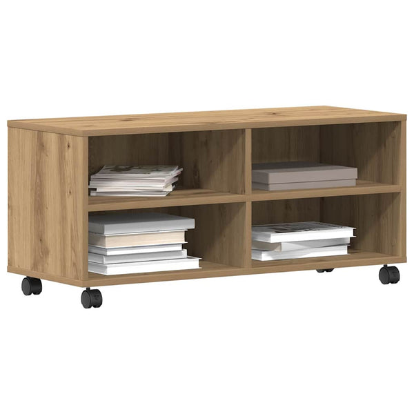Ruskea TV-kaappi 90 x 35 x 40.5 cm Tekninen puu
