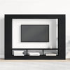 TV-kaappi Musta tammi 152 x 22 x 113 cm Tekninen puu