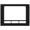 TV-kaappi Musta tammi 152 x 22 x 113 cm Tekninen puu