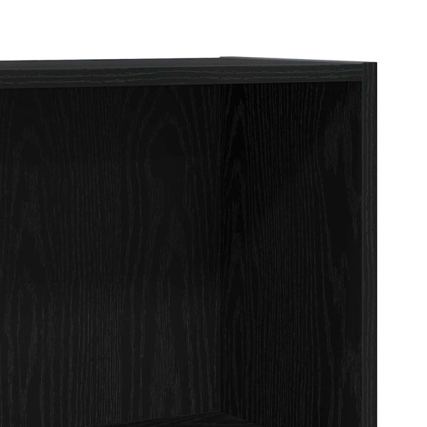 Kirjahylly 60 x 24 x 76 cm Tekninen puu Musta tammi.