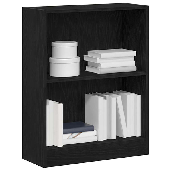 Kirjahylly 60 x 24 x 76 cm Tekninen puu Musta tammi.