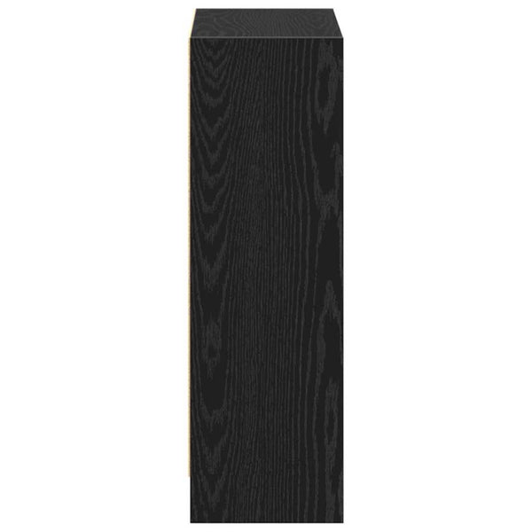 Kirjahylly 60 x 24 x 76 cm Tekninen puu Musta tammi.