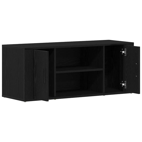 TV-kaappi Musta tammi 100 x 35 x 40 cm Tekninen puu