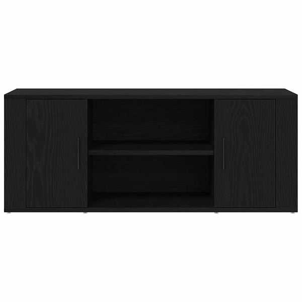 TV-kaappi Musta tammi 100 x 35 x 40 cm Tekninen puu