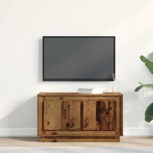 TV-kaappi Vanha puu 80 x 35 x 45 cm Tekninen puu
