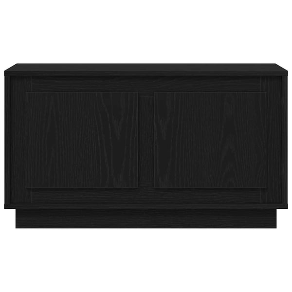 TV-kaappi Musta tammi 80 x 35 x 45 cm Tekninen puu