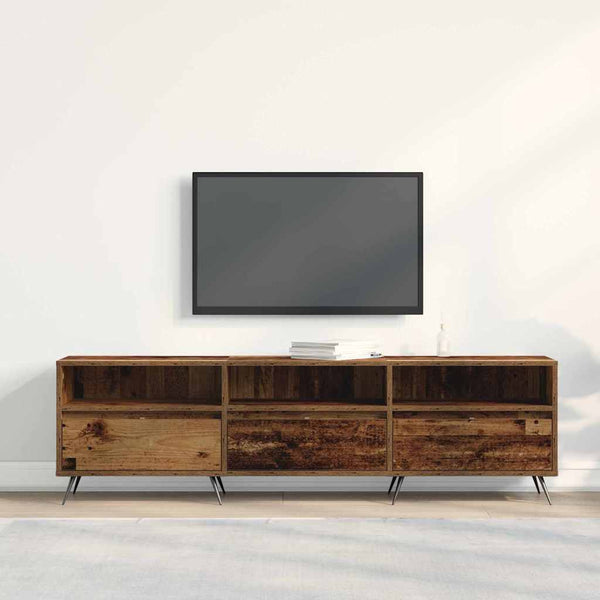 TV-kaappi 150 x 30 x 44,5 cm Tekninen puu Vanha puu