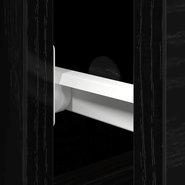 101.5 x 35 x 70 cm Sivupöytä Musta tammi Tekninen puu