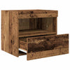Yöpöytä laatikon kanssa Arnetta 50x40x45cm (vanha puu, puinen)
