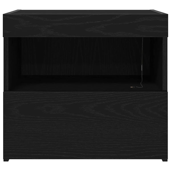 Yöpöytä Musta tammi 50 x 40 x 45 cm Tekninen puu