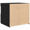Yöpöytä 2 pcs Musta tammi 50 x 40 x 45 cm Tekninen puu