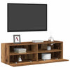 TV-seinäkaappi Vanha puu 100 x 30 x 30 cm Tekninen puu