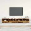 TV-seinäkaappi 2 pcs Vanha Puu 100 x 30 x 30 cm Tekninen puu